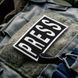 Набор шевронов 3 шт на липучке для журналистов Пресса Press 8х25, 2,5х11,5 та 5х9 см 800029772 фото 8
