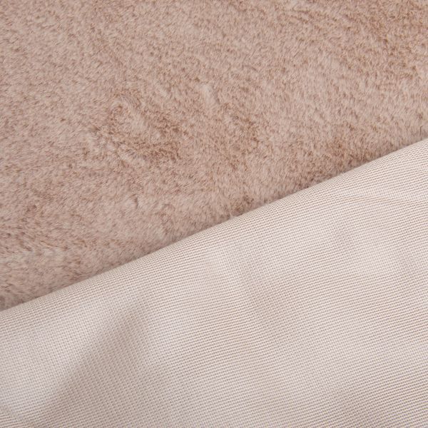 Тканина штучне хутро Кролик Крош 150 см 380 г/м2, для одягу, шуб, жилетів та інтер'єрного декору беж 04-20934*003 фото